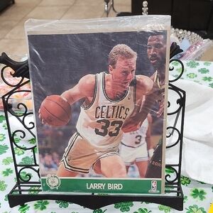 NBA HOOPS LARRY BIRD ACTION PHOTOS 8x10 CARD PICTURE BRAND NEW SEALED
